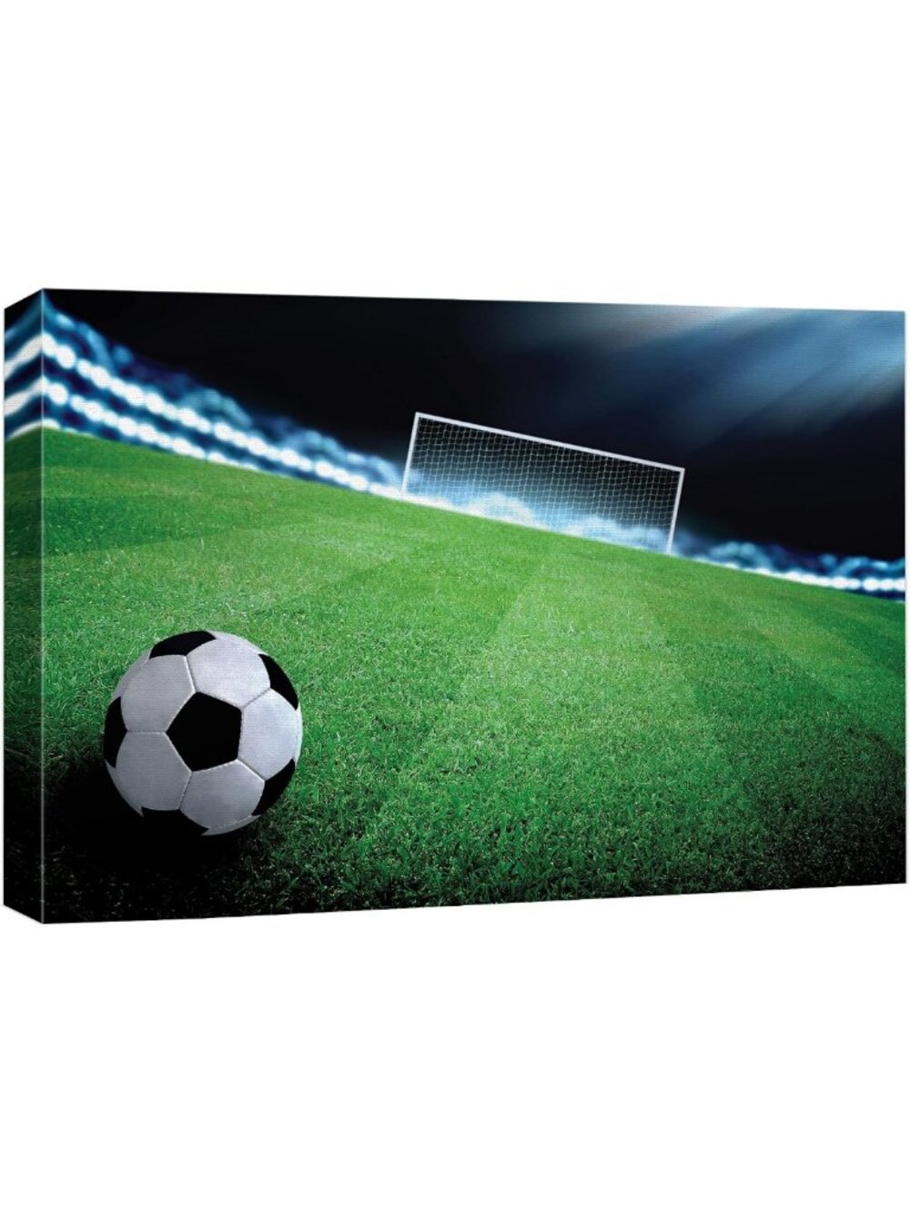 Soccer Ball Canvas Print Wall Art - Sports Photography for Living Room, Office